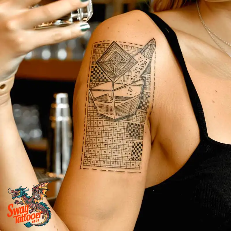 120 Bartender Tattoo Designs: Shaker Symbols, Style & Care 28 Bartender Tattoo Designs