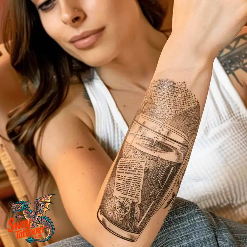 120 Bartender Tattoo Designs: Shaker Symbols, Style & Care 30 Bartender Tattoo Designs