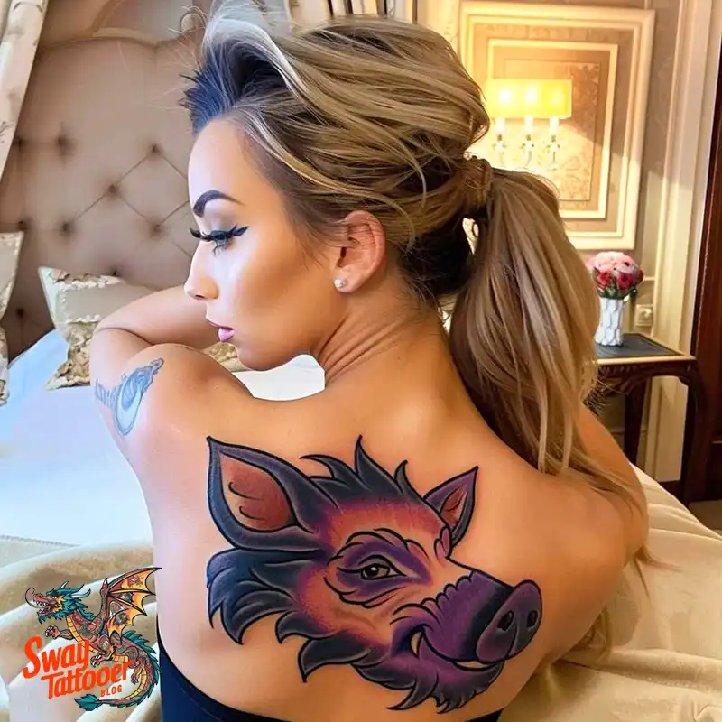 100 Boar Tattoo Design Ideas with Meaning & Symbolism 6 Boar Tattoo Design
