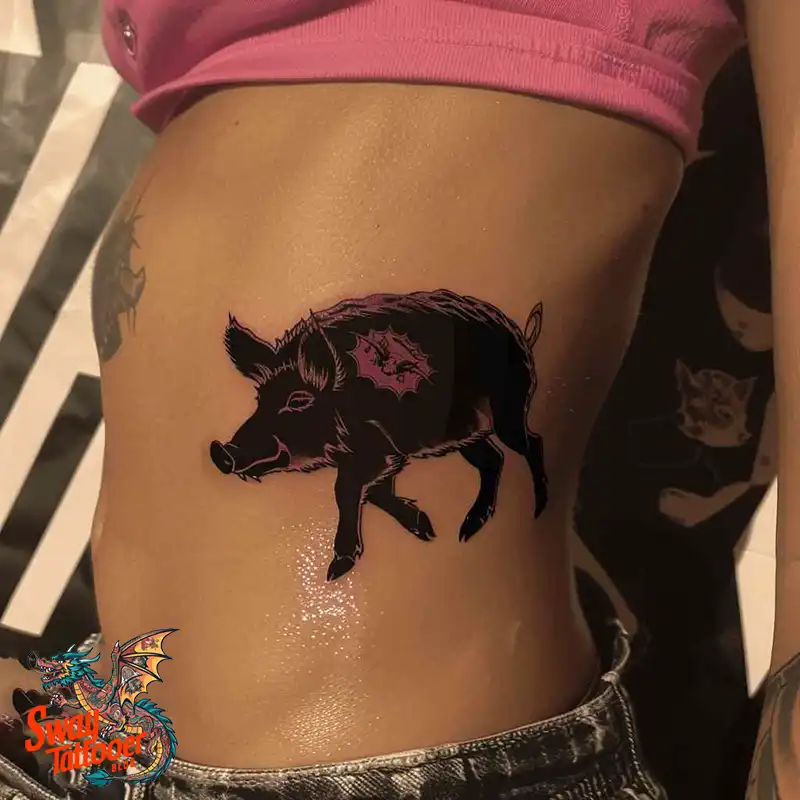 100 Boar Tattoo Design Ideas with Meaning & Symbolism 3 Boar Tattoo Design