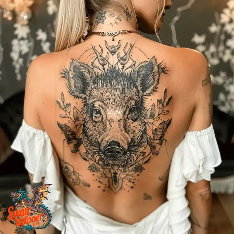 100 Boar Tattoo Design Ideas with Meaning & Symbolism 1 Boar Tattoo