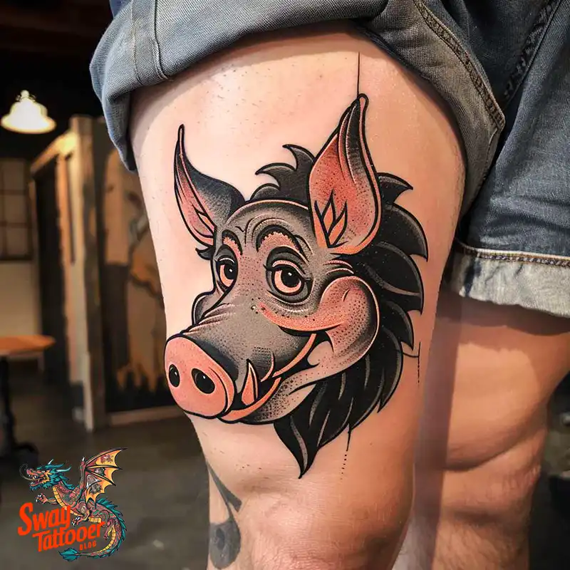 100 Boar Tattoo Design Ideas with Meaning & Symbolism 98 boar11