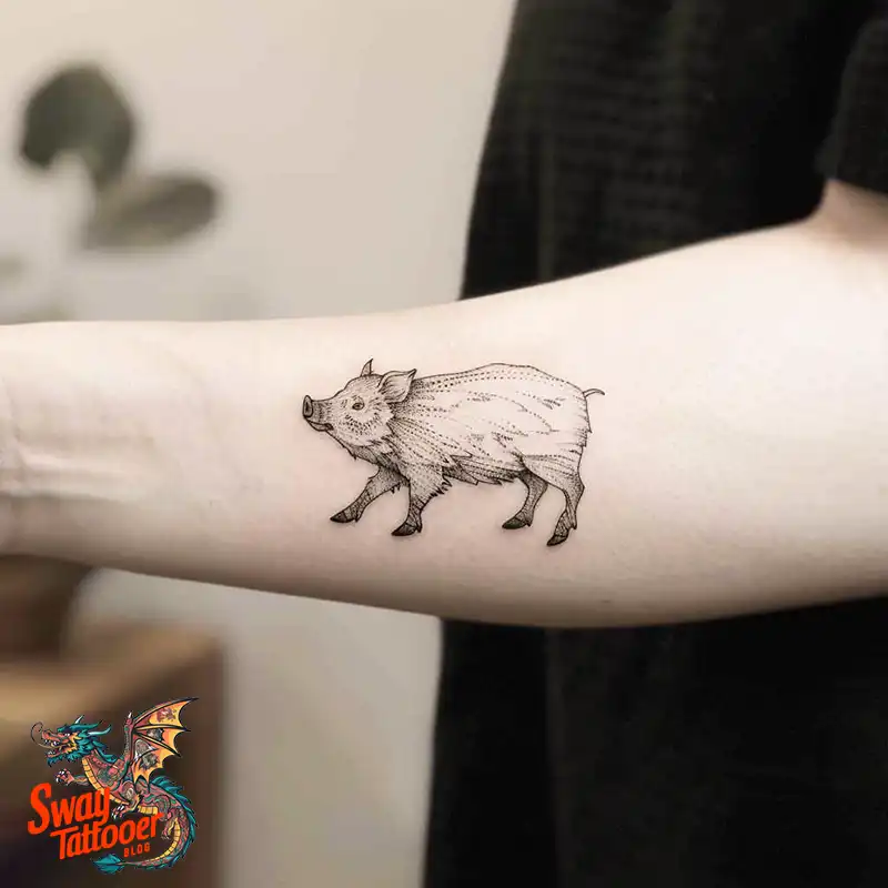 100 Boar Tattoo Design Ideas with Meaning & Symbolism 97 boar12