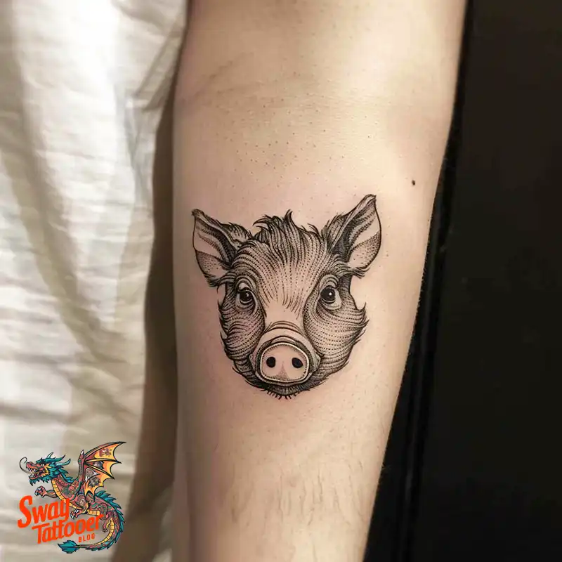 100 Boar Tattoo Design Ideas with Meaning & Symbolism 92 boar14