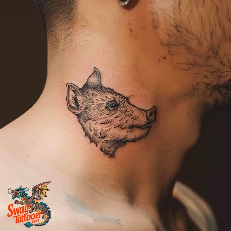 100 Boar Tattoo Design Ideas with Meaning & Symbolism 96 boar18