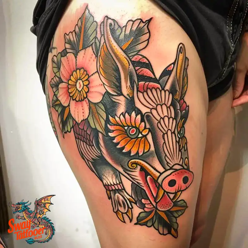 100 Boar Tattoo Design Ideas with Meaning & Symbolism 84 boar25