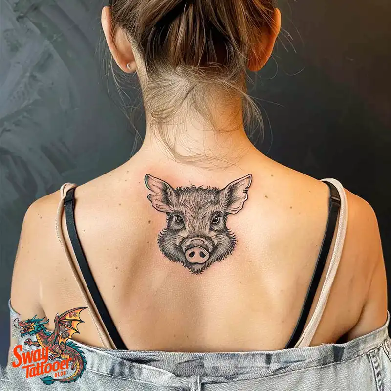 100 Boar Tattoo Design Ideas with Meaning & Symbolism 58 wild boar tattoo