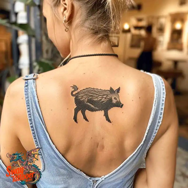 100 Boar Tattoo Design Ideas with Meaning & Symbolism 52 wild boar tattoo