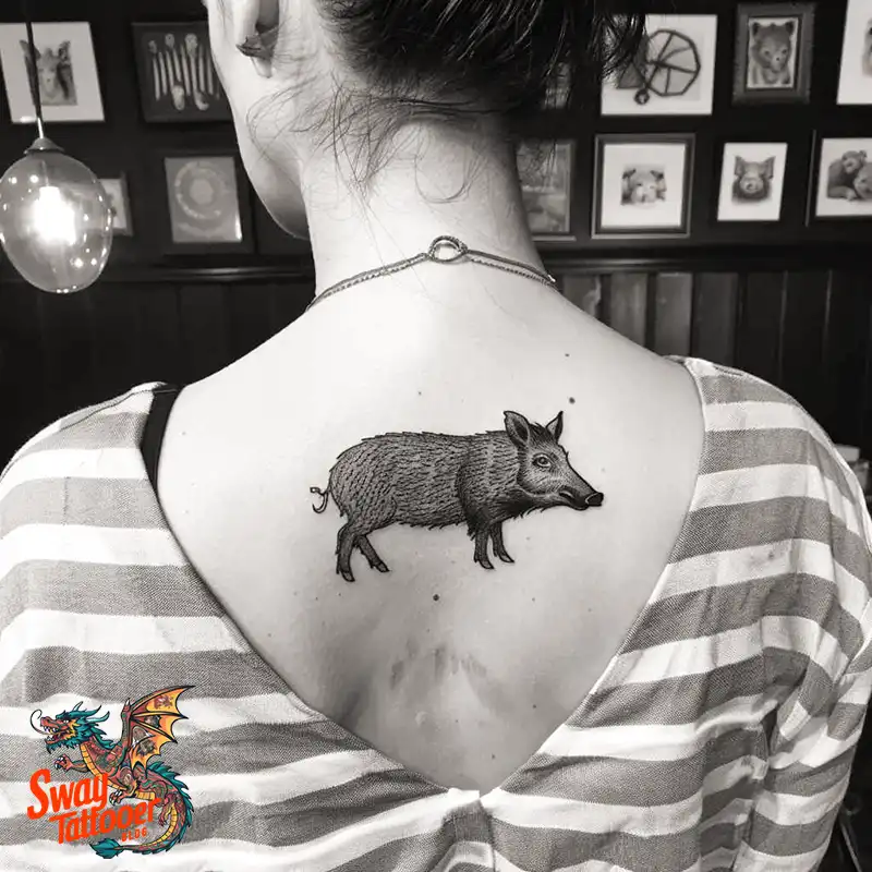 100 Boar Tattoo Design Ideas with Meaning & Symbolism 53 Hog tattoo