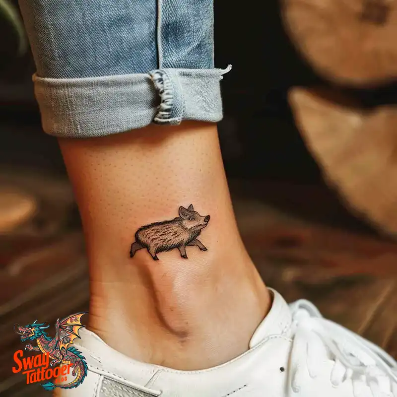 100 Boar Tattoo Design Ideas with Meaning & Symbolism 48 Hog tattoo