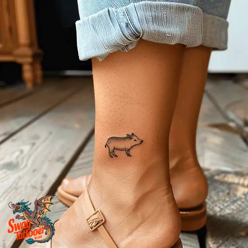 100 Boar Tattoo Design Ideas with Meaning & Symbolism 47 Hog tattoo