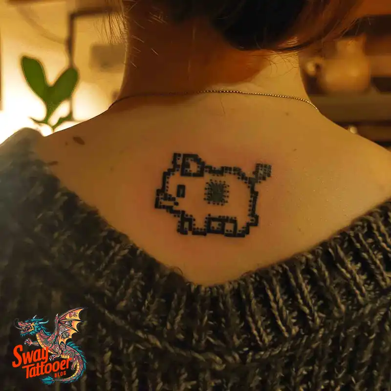 100 Boar Tattoo Design Ideas with Meaning & Symbolism 37 Pig tattoo