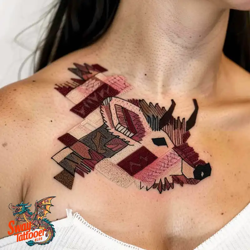 100 Boar Tattoo Design Ideas with Meaning & Symbolism 18 Boar Tattoo Design