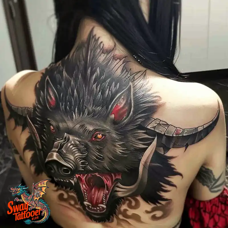 100 Boar Tattoo Design Ideas with Meaning & Symbolism 15 Boar Tattoo Design