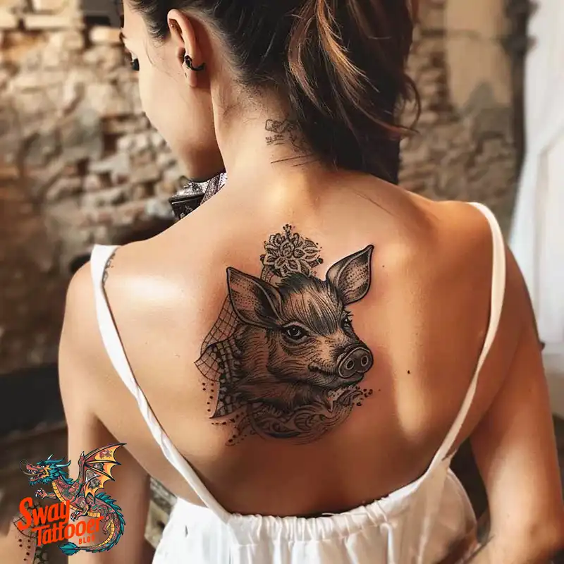 100 Boar Tattoo Design Ideas with Meaning & Symbolism 14 Boar Tattoo Design