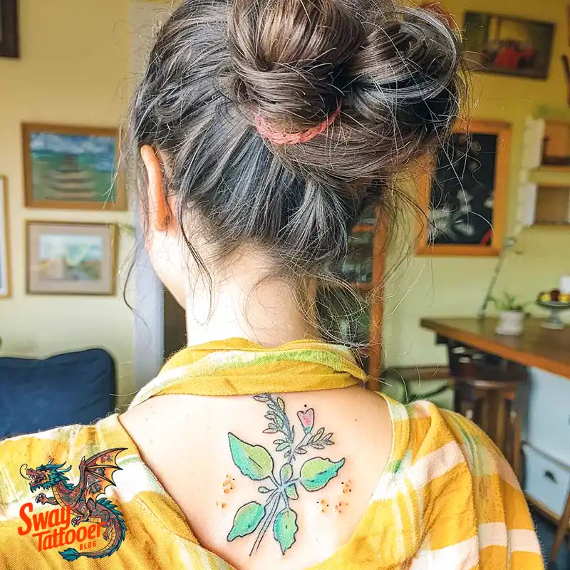 100 Thyme Tattoo Design Ideas: Fine Line Botanical Ink 46 Thyme Tattoo Design