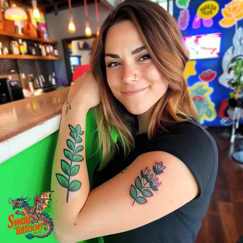 100 Thyme Tattoo Design Ideas: Fine Line Botanical Ink 45 Thyme Tattoo Design