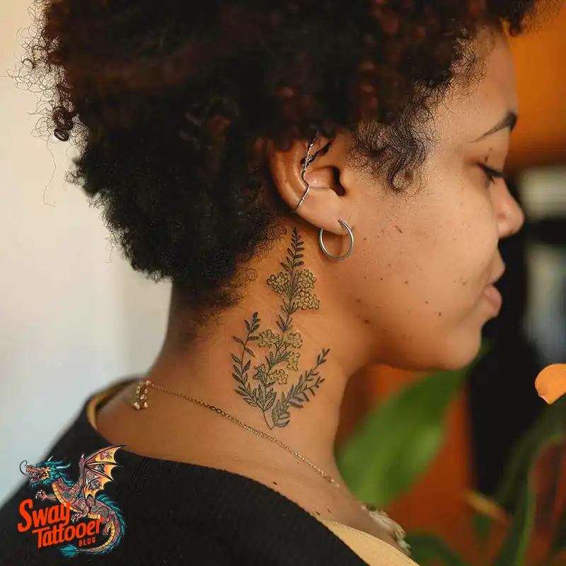 100 Thyme Tattoo Design Ideas: Fine Line Botanical Ink 28 Thyme Tattoo Design