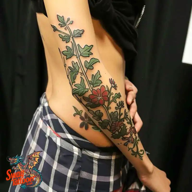 100 Thyme Tattoo Design Ideas: Fine Line Botanical Ink 24 Thyme Tattoo Design