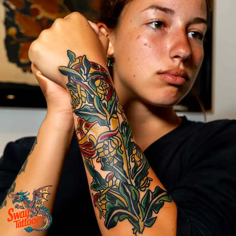 100 Thyme Tattoo Design Ideas: Fine Line Botanical Ink 12 Thyme Tattoo Design