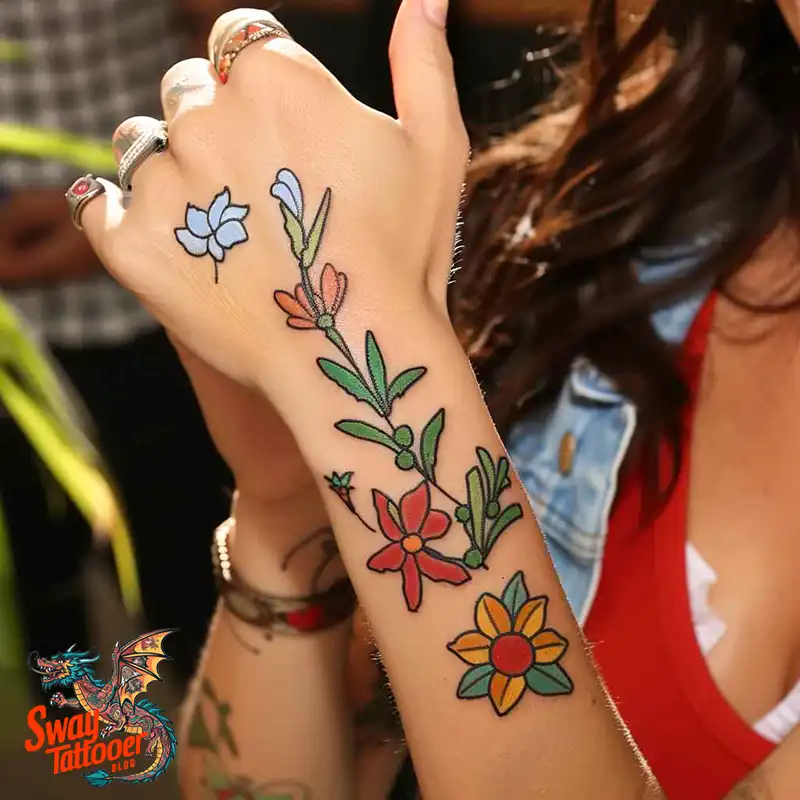 100 Thyme Tattoo Design Ideas: Fine Line Botanical Ink 11 Thyme Tattoo Design