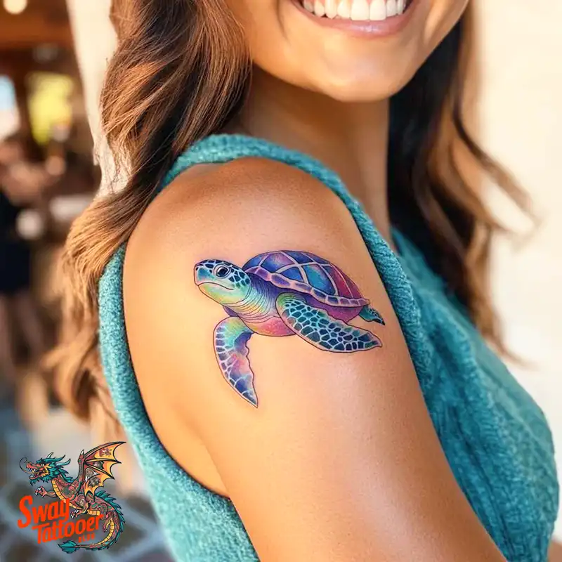 100+ Turtle Tattoo Design Ideas: Deep Symbolism & Artistry 2 Turtle Tattoo Design