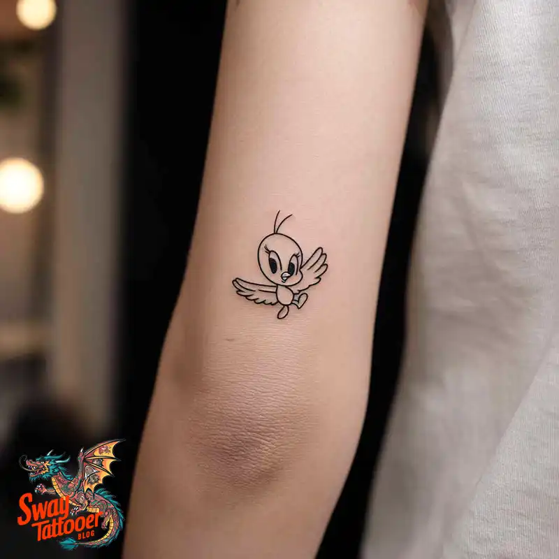 Tweety Bird Tattoo