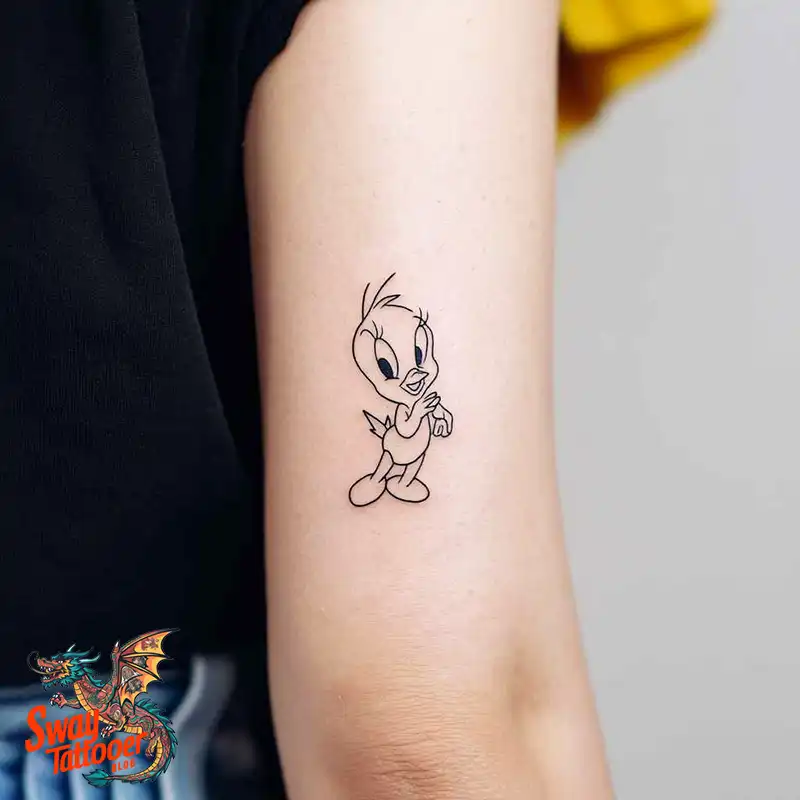 Tweety Bird Tattoo