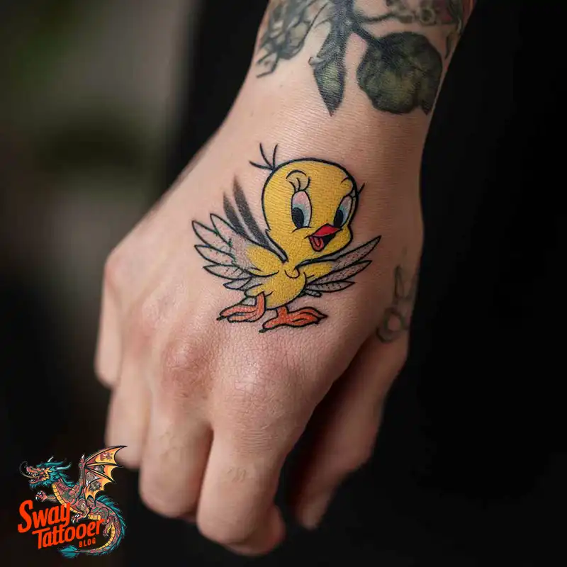 Tweety Bird Tattoo