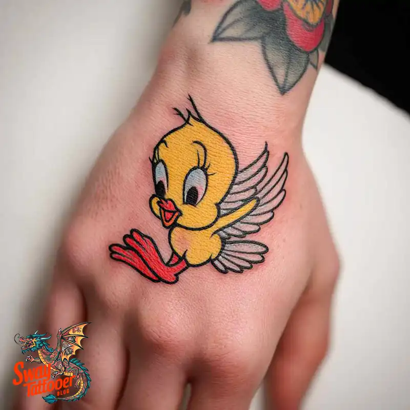 Tweety Bird Tattoo