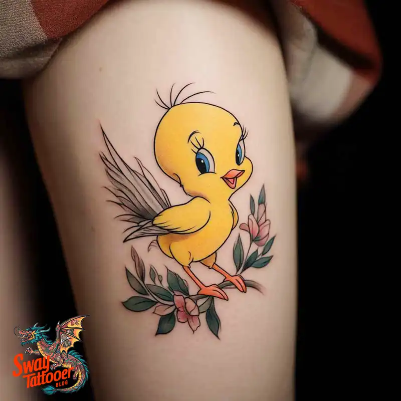 Tweety Bird Tattoo