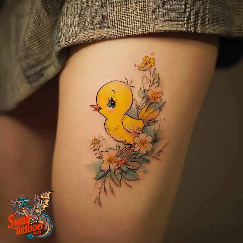 Tweety Bird Tattoo