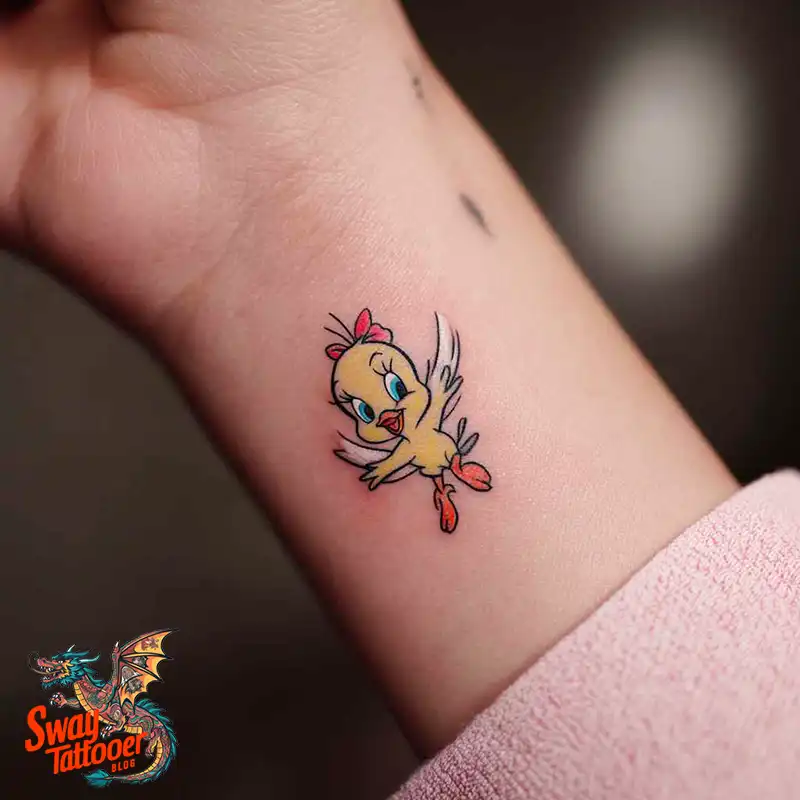 Tweety Bird Tattoo
