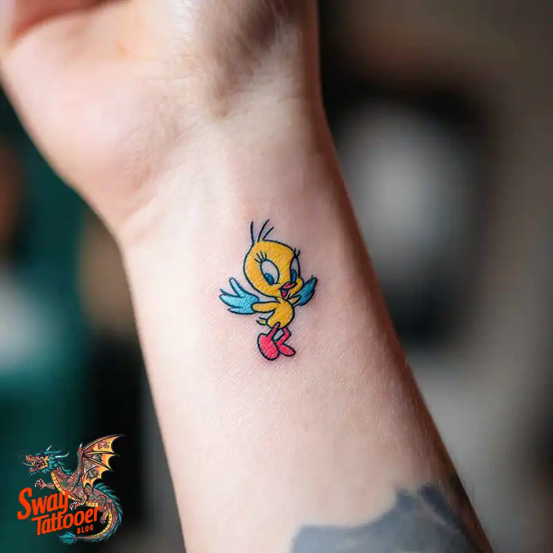 Tweety Bird Tattoo