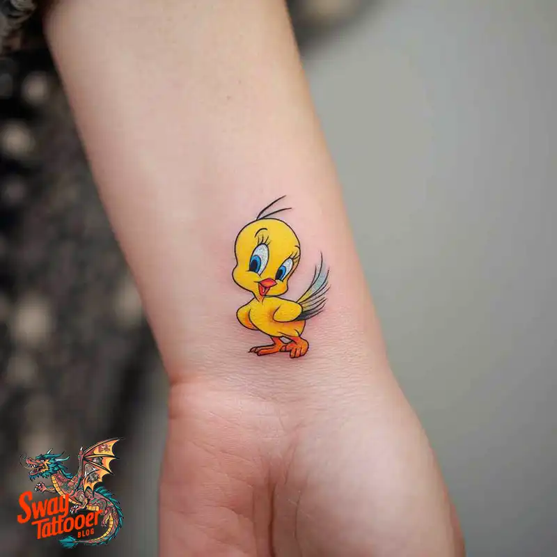Tweety Bird Tattoo