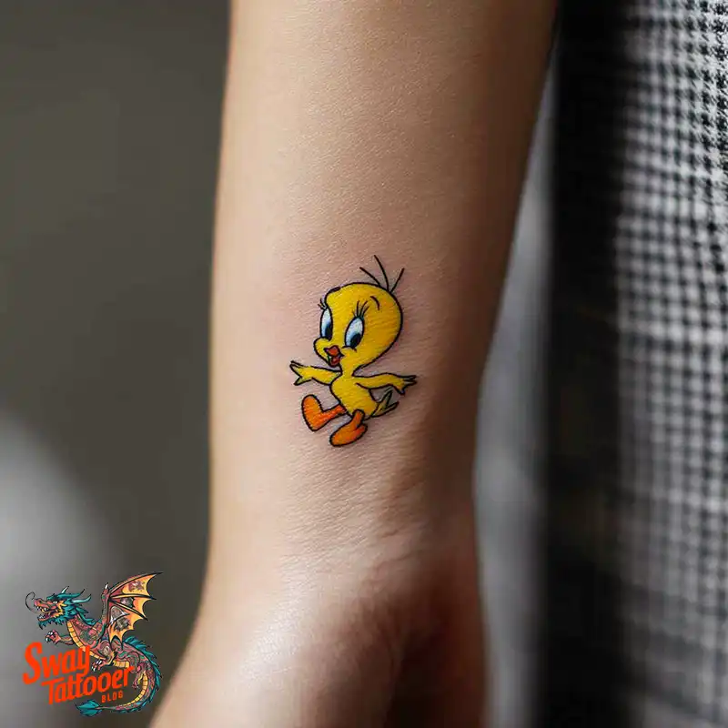 Tweety Bird Tattoo
