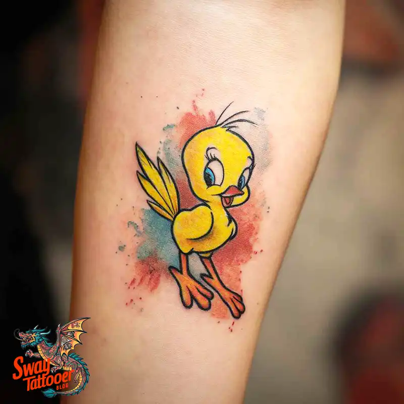 Tweety Bird Tattoo