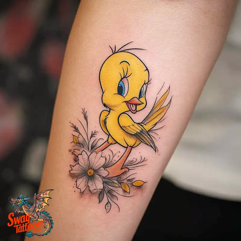 Tweety Bird Tattoo