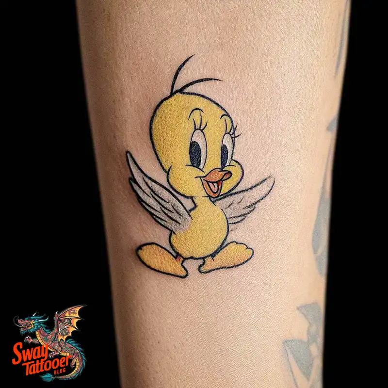 Tweety Bird Tattoo