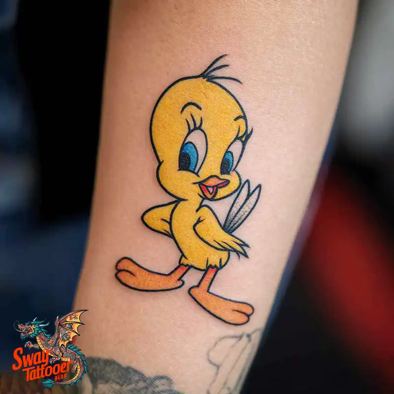 Tweety Bird Tattoo