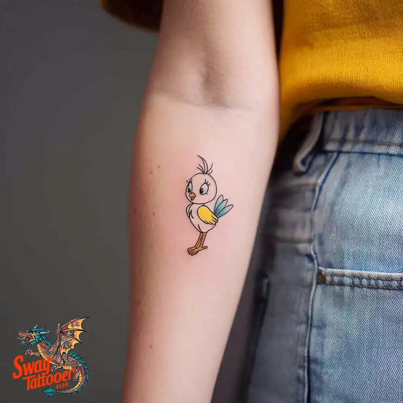 Tweety Bird Tattoo