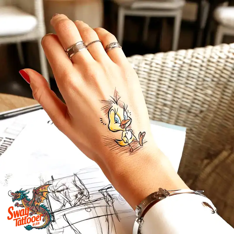 Tweety Bird Tattoo