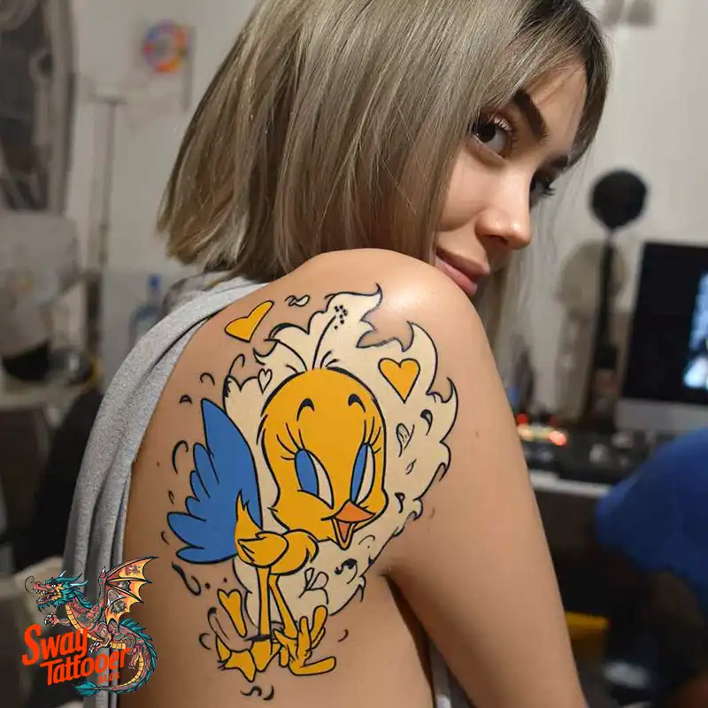 Tweety Bird Tattoo
