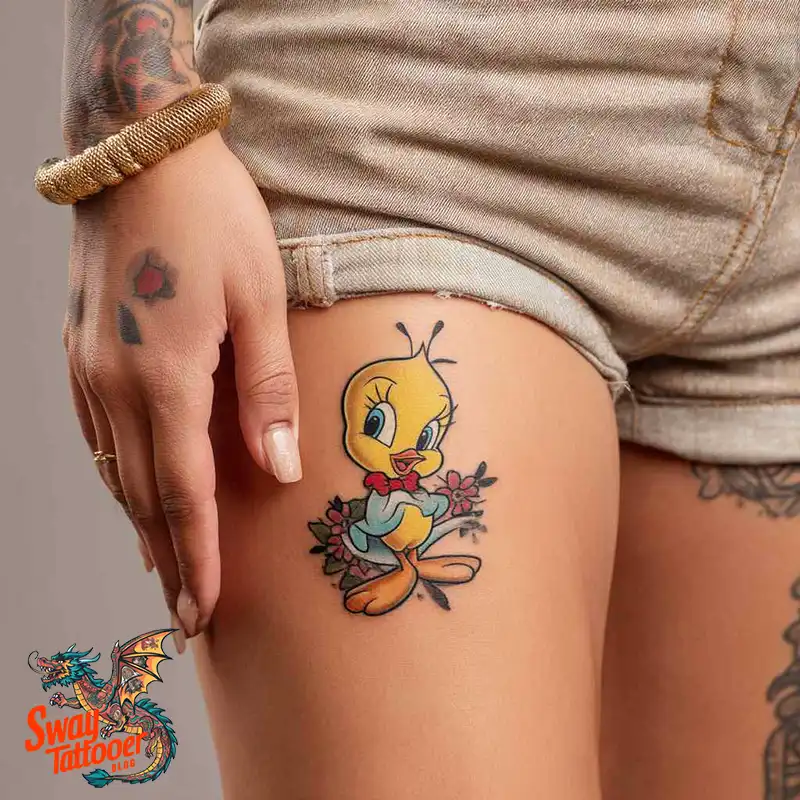 Tweety Bird Tattoo