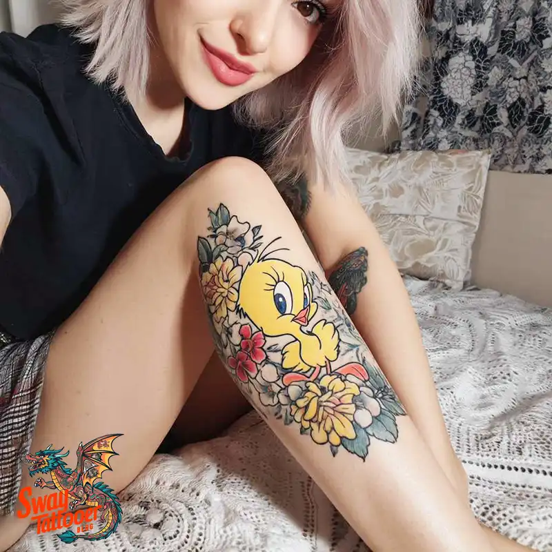 Tweety Bird Tattoo