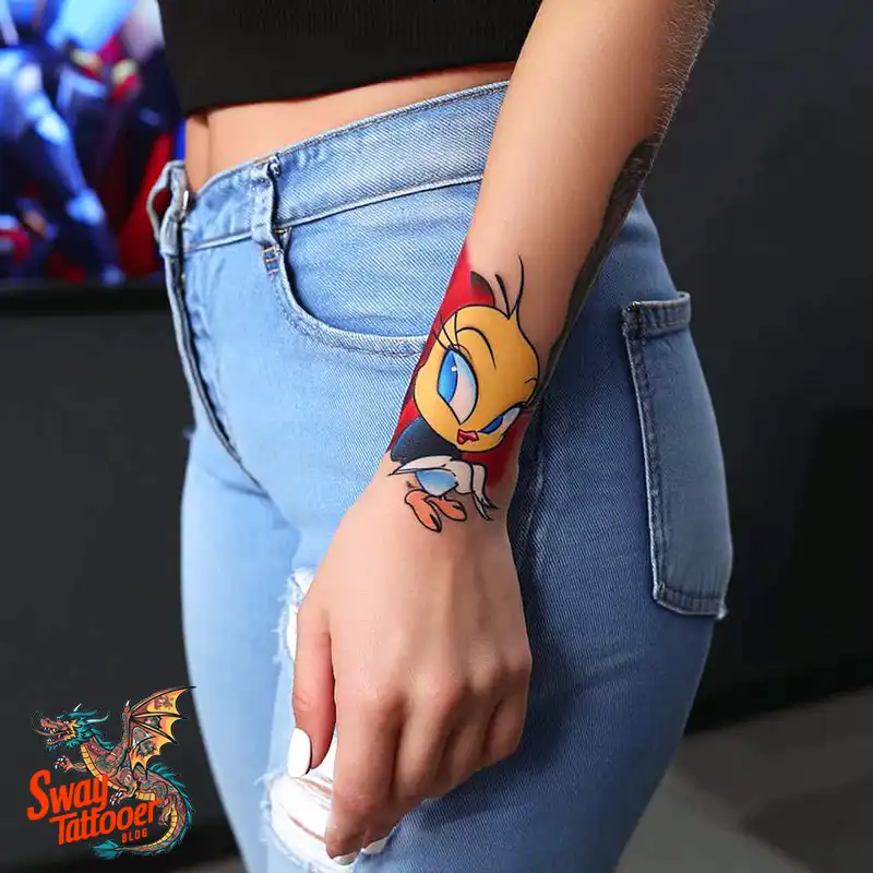 Tweety Bird Tattoo