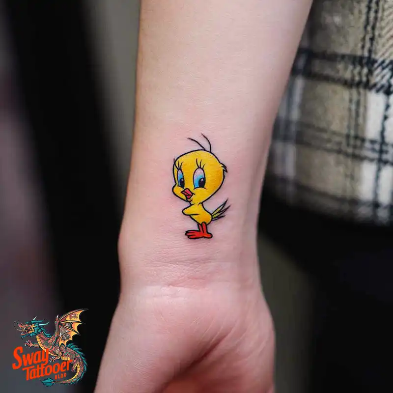 Tweety Bird Tattoo
