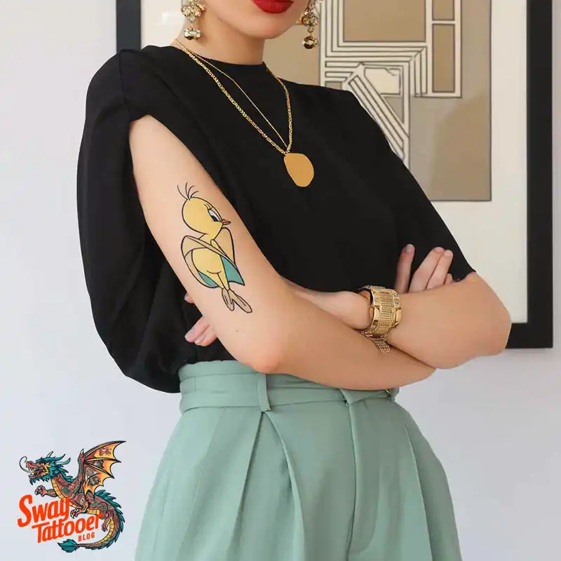Tweety Bird Tattoo