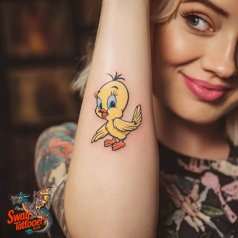 Tweety Bird Tattoo