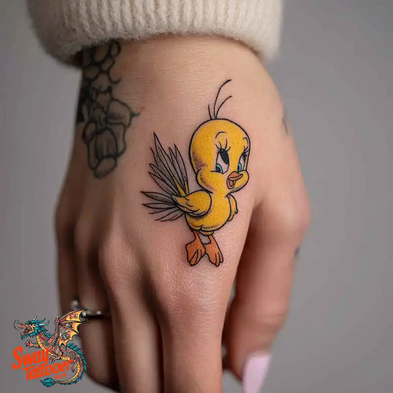 Tweety Bird Tattoo